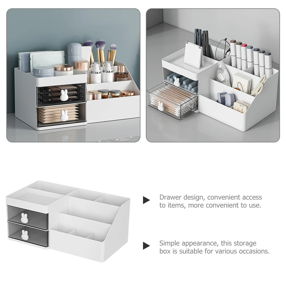 Drawer Storage Box Bedroom Countertop Makeup Organizer Desktop with Pp Easy Clean
Drawer Storage Box Bedroom Countertop Makeup Organizer Desktop with Pp Easy Clean