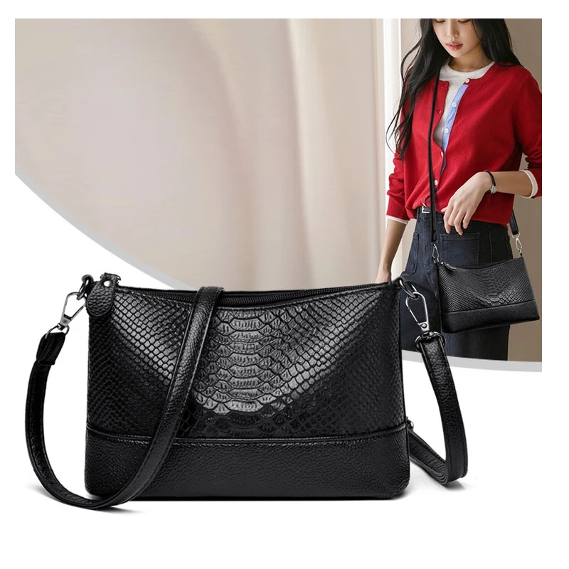 New Soft Genuine Leather Shoulder bags Designer Crocodile Pattern Cowhide Women Handbags Small Ladies Messenger Tote Bag Wallet
New Soft Genuine Leather Shoulder bags Designer Crocodile Pattern Cowhide Women Handbags Small Ladies Messenger Tote Bag Wallet
