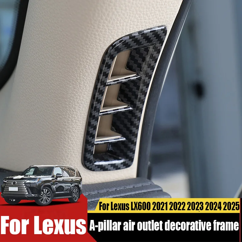 Для Lexus LX600 2021 2022 2023 2024 2025 на стойке воздуховыпускное отверстие декоративная рамка модификация аксессуары для украшения интерьера автомобиля
Для Lexus LX600 2021 2022 2023 2024 2025 на стойке воздуховыпускное отверстие декоративная рамка модификация аксессуары для украшения интерьера автомобиля