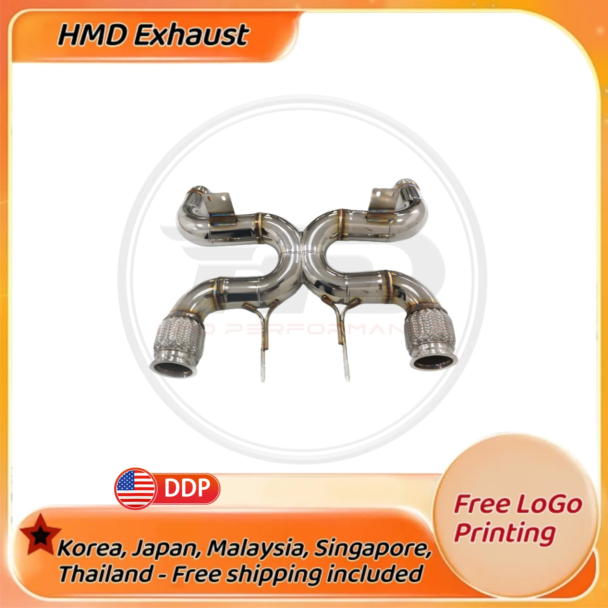 HMD Hot sale Exhaust System Stainless Steel Performance Catback Exhaust for McLaren 720S Without OEM Valves Car
HMD Hot sale Exhaust System Stainless Steel Performance Catback Exhaust for McLaren 720S Without OEM Valves Car