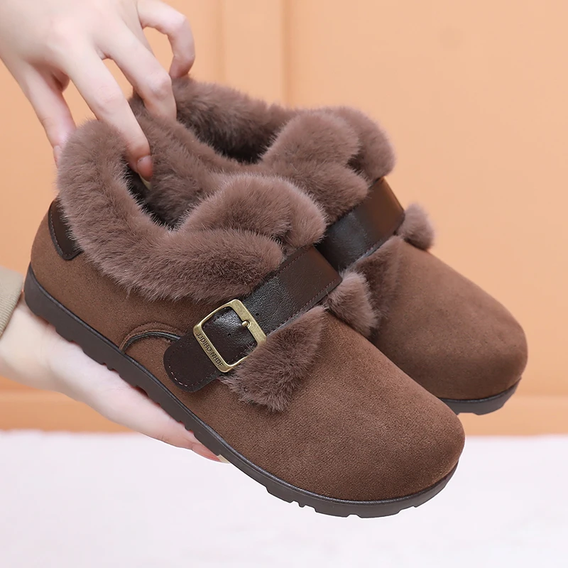 Новинка зимы 2025, женская хлопковая обувь из флиса, утолщенной изоляцией, противоскользящей и прочной подошвой, бесплатная доставка
Новинка зимы 2025, женская хлопковая обувь из флиса, утолщенной изоляцией, противоскользящей и прочной подошвой, бесплатная доставка