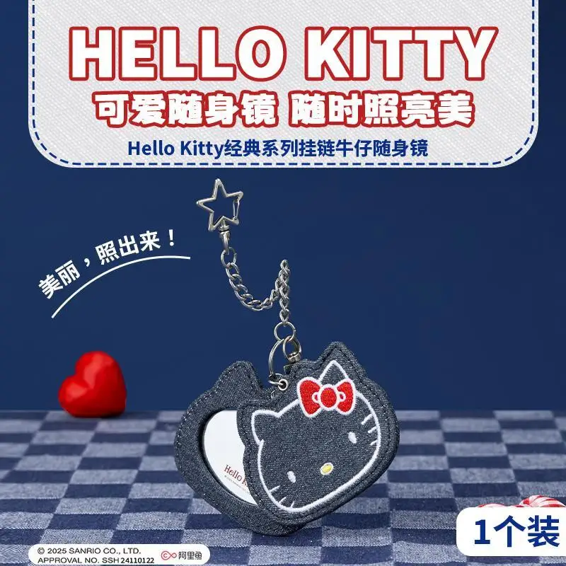 Anime Sanrio Hello Kitty Classic Series Chain Denim Portable Mirror Keychain Hanging Ornaments Cartoon Kawaii Mirror Decoration
Anime Sanrio Hello Kitty Classic Series Chain Denim Portable Mirror Keychain Hanging Ornaments Cartoon Kawaii Mirror Decoration