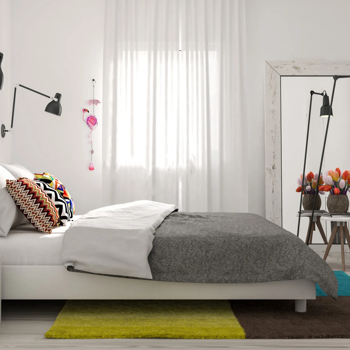 3D Flamingo Animal Craft Glass Ball Garden Hanging Ornament Creative Home Decoration Adornment Garden Hanging Ornaments
3D Flamingo Animal Craft Glass Ball Garden Hanging Ornament Creative Home Decoration Adornment Garden Hanging Ornaments