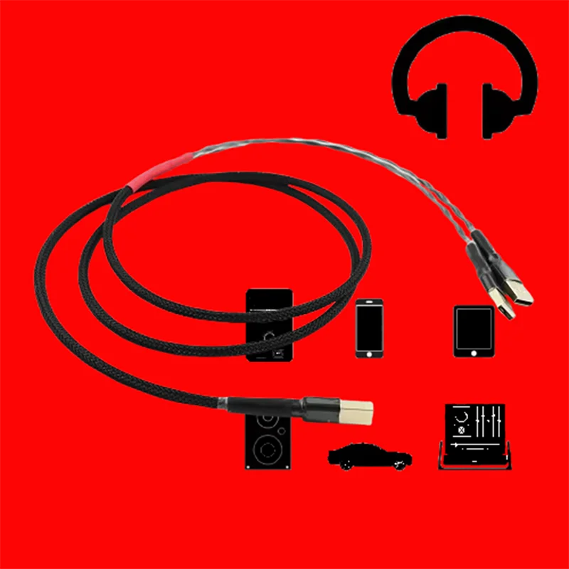 Odin Ribbon USB: Audiophile-Grade Braided Shielded Data & Power Cord, 1.2m USB 2.0 with Genuine Leather Sleeve
Odin Ribbon USB: Audiophile-Grade Braided Shielded Data & Power Cord, 1.2m USB 2.0 with Genuine Leather Sleeve