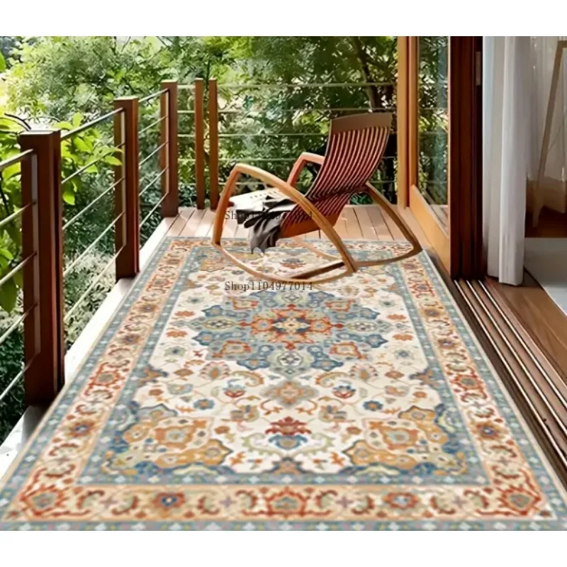 Vintage bohemian rug for RV camping, picnic, balcony, hardwood floors, spring home decor, indoor/outdoor use
Vintage bohemian rug for RV camping, picnic, balcony, hardwood floors, spring home decor, indoor/outdoor use