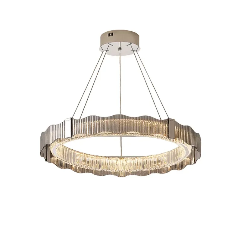 Minimalist designer bedroom crystal chandelier light luxury Italian villa hall master bedroom ring atmosphere luxury living lamp
Minimalist designer bedroom crystal chandelier light luxury Italian villa hall master bedroom ring atmosphere luxury living lamp