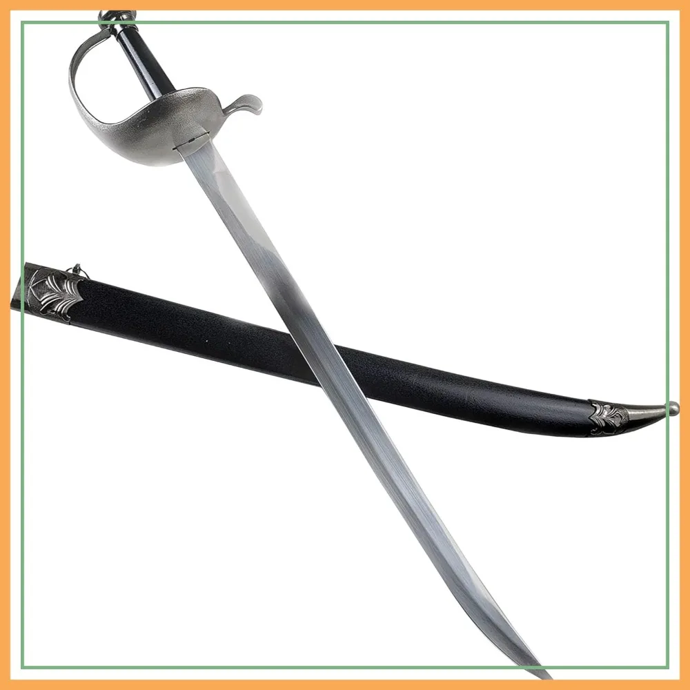 Classic Nautical Pirate Cutlass Sword, Costume Accessory for Cosplay, LARP Practice, Outdoor Sports Swing
Classic Nautical Pirate Cutlass Sword, Costume Accessory for Cosplay, LARP Practice, Outdoor Sports Swing
