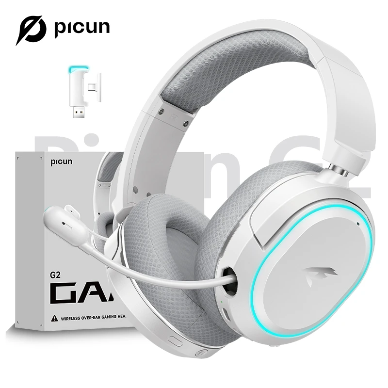 Picun G2 Pro 2.4G Wired Gaming Headset With Mic 40mm Headphones Bluetooth 6.0 40mm Driver 7.1 Surround Over Ear For PC PS4 PS5
Picun G2 Pro 2.4G Wired Gaming Headset With Mic 40mm Headphones Bluetooth 6.0 40mm Driver 7.1 Surround Over Ear For PC PS4 PS5