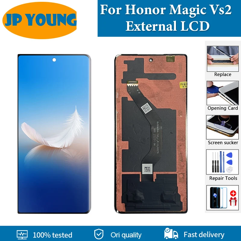 6.43"Original LCD Display For Huawei Honor Magic Vs2 External Screen Digital Assembly VER-AN00 Small LCD Replacement Parts
6.43"Original LCD Display For Huawei Honor Magic Vs2 External Screen Digital Assembly VER-AN00 Small LCD Replacement Parts