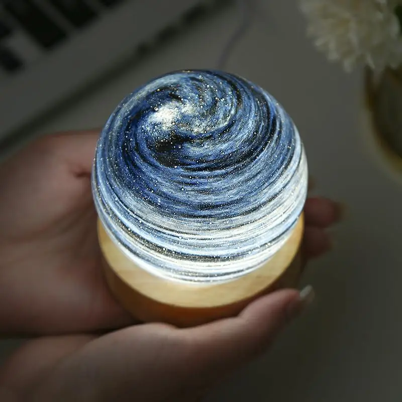 Glass 3D Planet Light,Starry Sky Display Table Galaxy Table Lamp,Desk NightLight, Wooden Bottom Moon Decoration Bubble Lighting
Glass 3D Planet Light,Starry Sky Display Table Galaxy Table Lamp,Desk NightLight, Wooden Bottom Moon Decoration Bubble Lighting