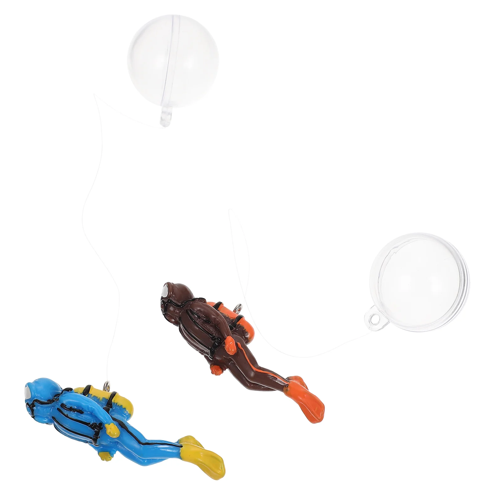 2 Sets Floating Decorative Balls Diver Models Fish Tank Decorations Aquarium Sea Animal Toys
2 Sets Floating Decorative Balls Diver Models Fish Tank Decorations Aquarium Sea Animal Toys
