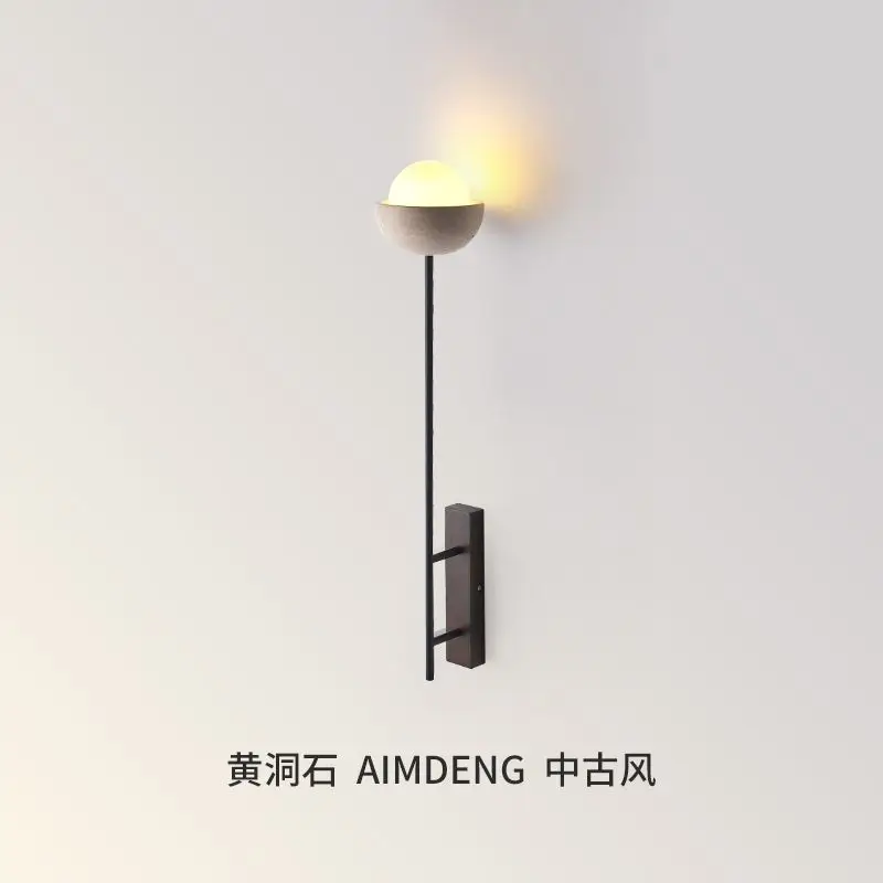 Bedroom bedside wall lamp with ancient wabi sabi style retro luxury feeling hallway villa living room lobby background wall lamp
Bedroom bedside wall lamp with ancient wabi sabi style retro luxury feeling hallway villa living room lobby background wall lamp