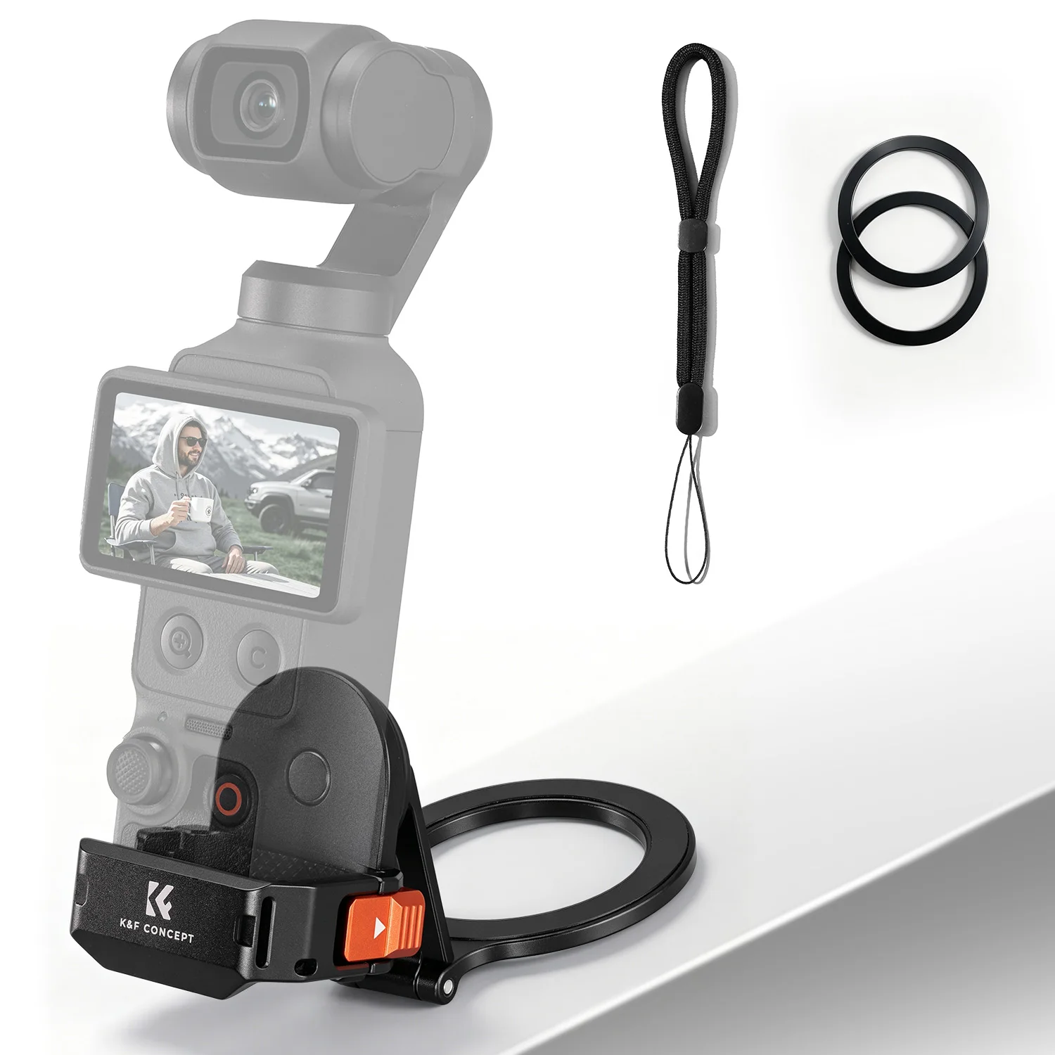 K&F CONCEPT PP62 Magnetic Expansion Cage Frame for DJI Osmo Pocket 4/3 Mag-Safe Compatible Rig with 1/4" Thread Cold Shoe
K&F CONCEPT PP62 Magnetic Expansion Cage Frame for DJI Osmo Pocket 4/3 Mag-Safe Compatible Rig with 1/4" Thread Cold Shoe