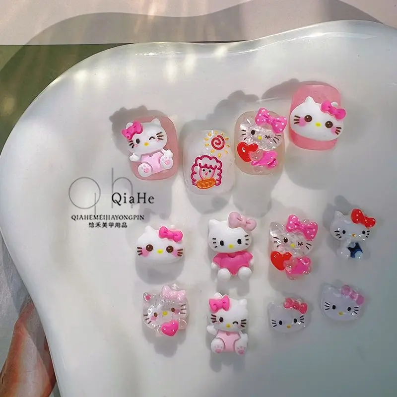 24PCS Hello Kitty Mini Pink Fake Nails Patch Diy Manicure Material Nail Charms Making Accessories Jewelry Decorations Girls Gift
24PCS Hello Kitty Mini Pink Fake Nails Patch Diy Manicure Material Nail Charms Making Accessories Jewelry Decorations Girls Gift