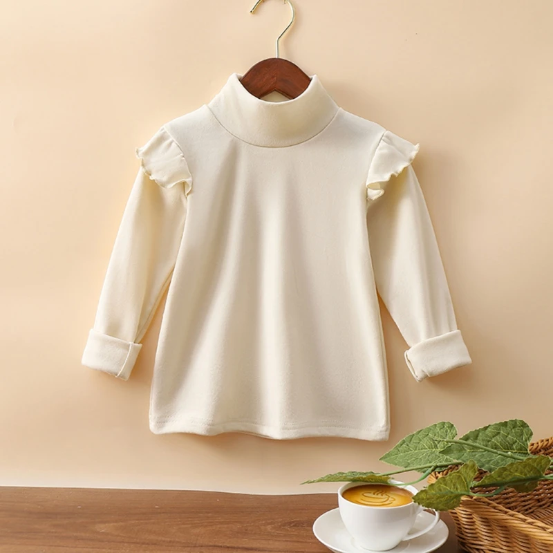 Children Clothing Girls Base Shirt For Autumn and Winter Children Trendy Fungus Solid Color Long Sleeved T-shirt 
Children Clothing Girls Base Shirt For Autumn and Winter Children Trendy Fungus Solid Color Long Sleeved T-shirt