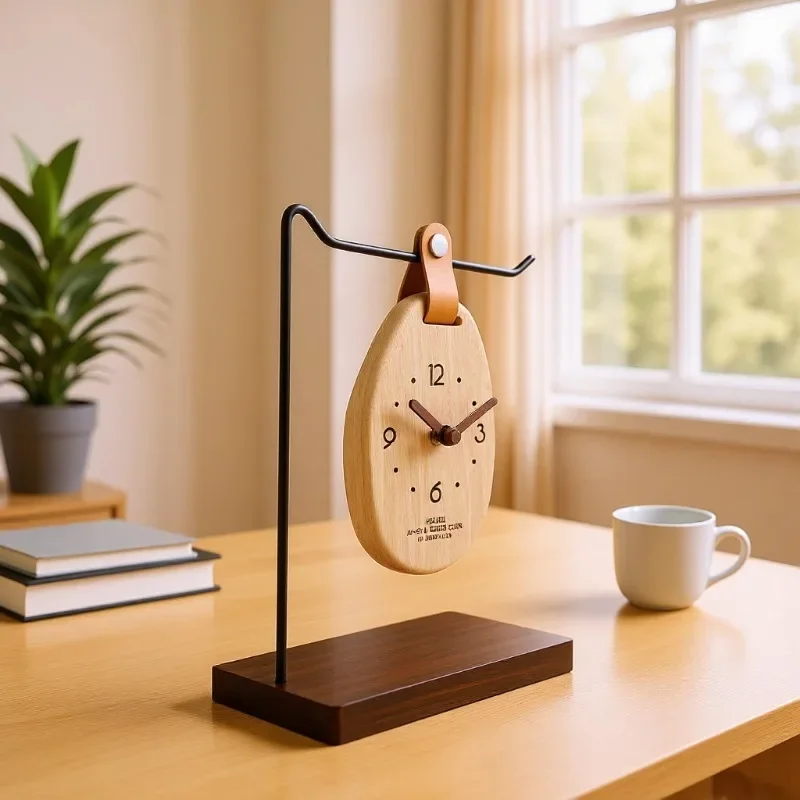 2025 New Creative Solid Wood Desk Clock - High Aesthetic Log-style Tabletop Clock Ornament For Bedroom Home Decoration
2025 New Creative Solid Wood Desk Clock - High Aesthetic Log-style Tabletop Clock Ornament For Bedroom Home Decoration