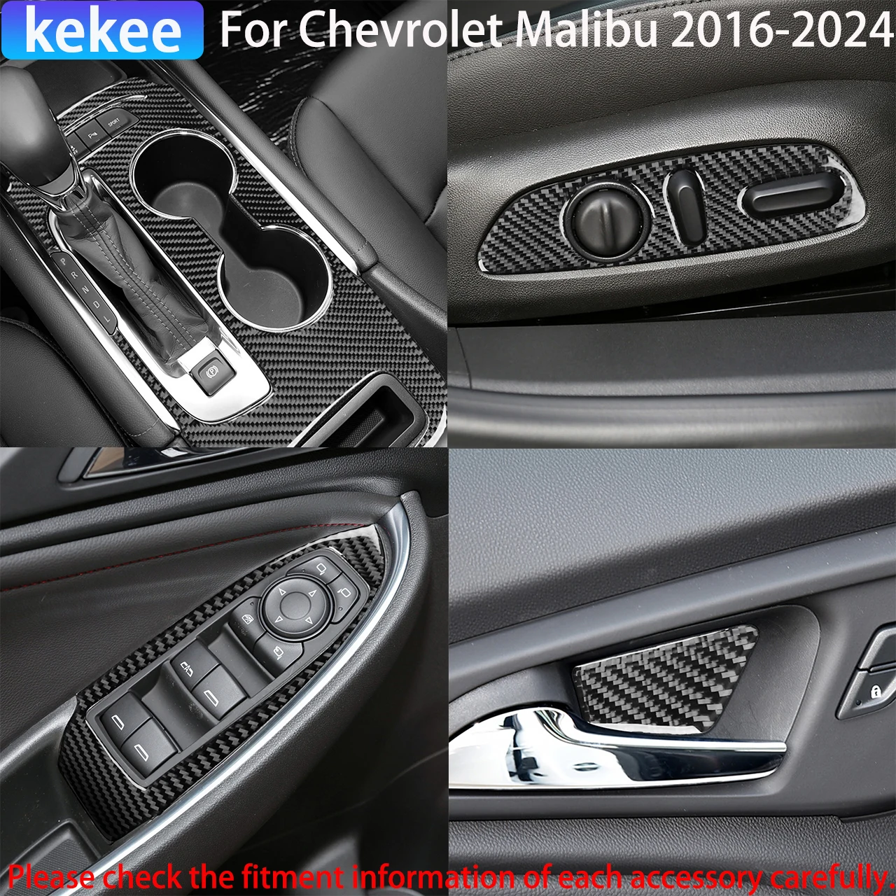 Carbon Fiber Car Accessories Gear Shift Dashboard Air Vent Interior Cover Trim Modified Sticker For Chevrolet Malibu 2016-2024
Carbon Fiber Car Accessories Gear Shift Dashboard Air Vent Interior Cover Trim Modified Sticker For Chevrolet Malibu 2016-2024
