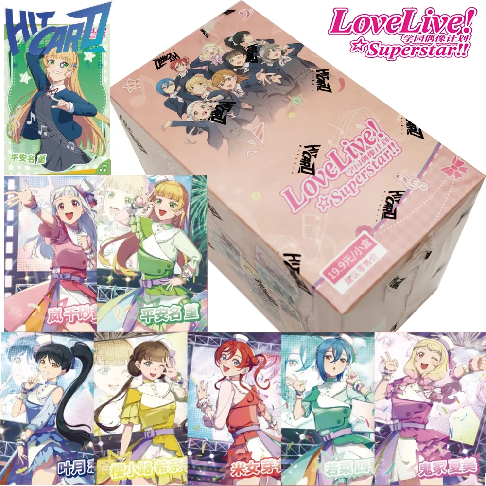 Hitcard Original Superstar Collection Card Shibuya Kanon Arashi Chisato Heanna Sumire Characters HD Craft Cards Boys Girls Gifts
Hitcard Original Superstar Collection Card Shibuya Kanon Arashi Chisato Heanna Sumire Characters HD Craft Cards Boys Girls Gifts