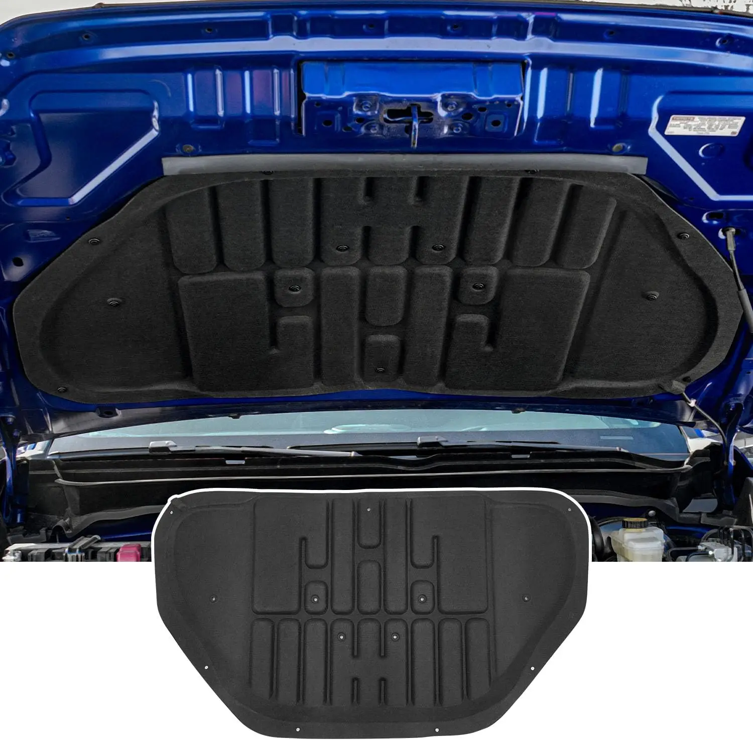 Hood Insulation Pad Mat Compatible with Toyota Tacoma 4Runner 2024-2026 Engine Sound Deadening Replacement
Hood Insulation Pad Mat Compatible with Toyota Tacoma 4Runner 2024-2026 Engine Sound Deadening Replacement