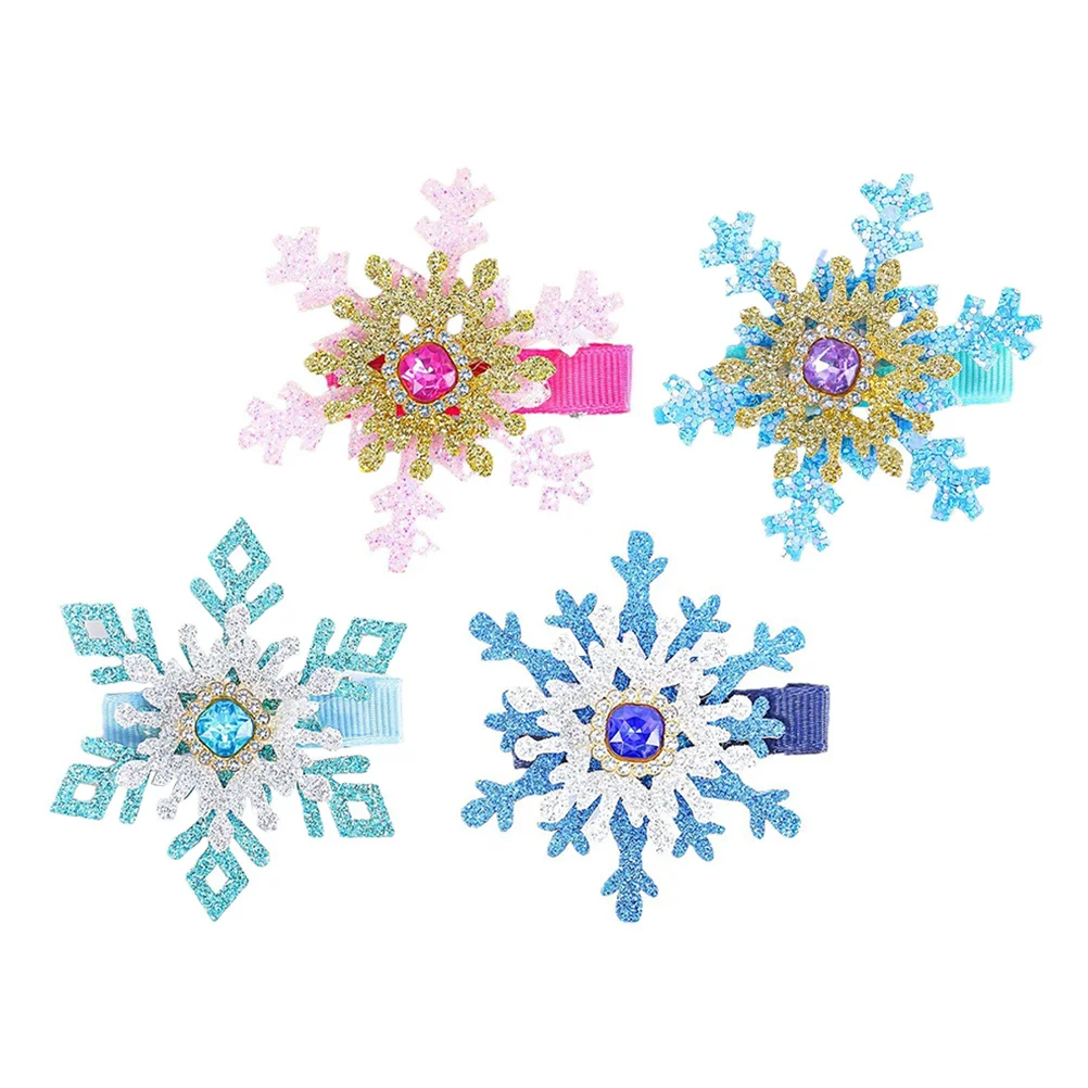 4Pcs Snowflake Hair Clips Christmas Rhinestone Duckbilled Clips Cute Winter Hair Accessories for Girls Holiday
4Pcs Snowflake Hair Clips Christmas Rhinestone Duckbilled Clips Cute Winter Hair Accessories for Girls Holiday
