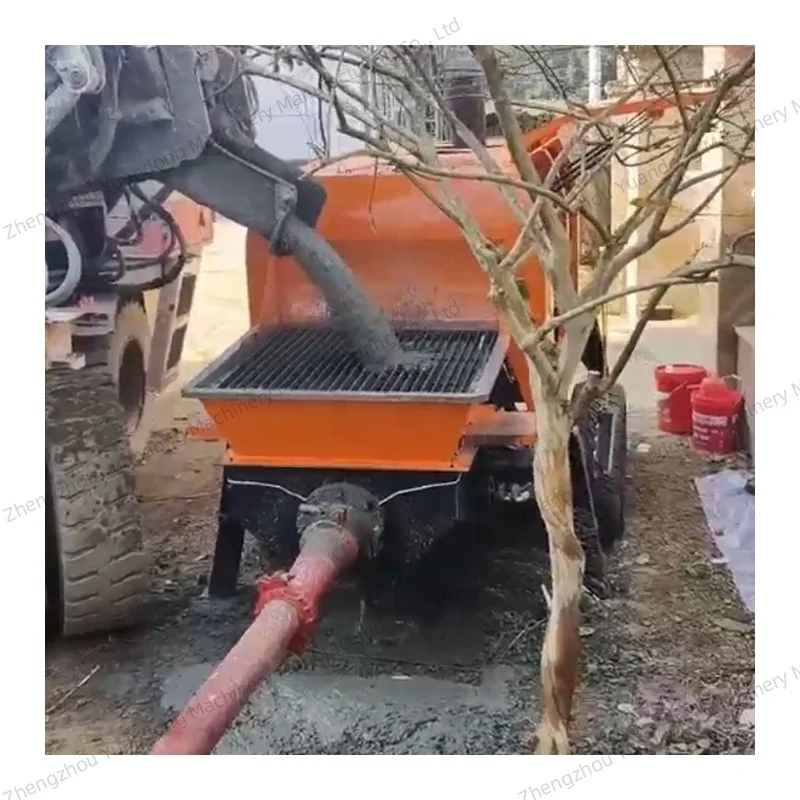 Diesel Engine Concrete Pump Small Portable Concrete Pump for Sale
Diesel Engine Concrete Pump Small Portable Concrete Pump for Sale