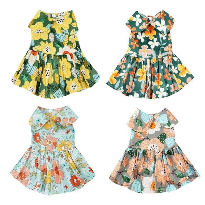 Dog Dress Small Floral Princess Dog Dress For Dogs Skirt Spring Summer Dog Wedding Dresses Chihuahua York Clothes Pet Dress
Dog Dress Small Floral Princess Dog Dress For Dogs Skirt Spring Summer Dog Wedding Dresses Chihuahua York Clothes Pet Dress