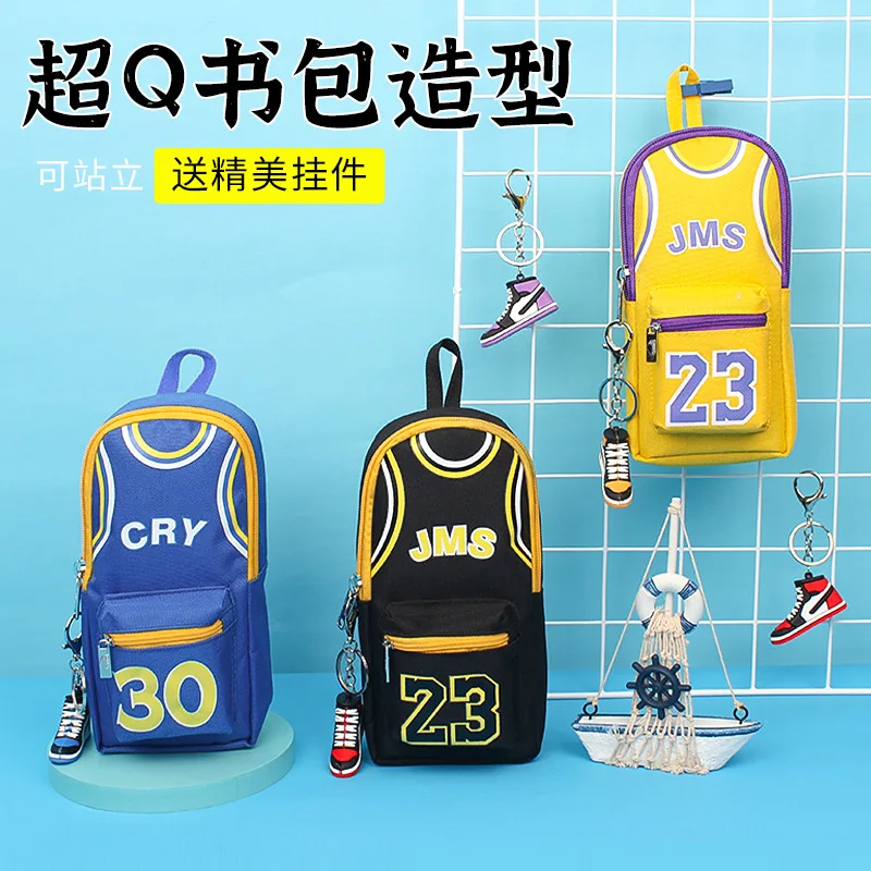 Student Football Star Bag Pencil Bag Boys' Large Capacity Canvas Double-layer Basketball Stationery Bag Kawaii Bag
Student Football Star Bag Pencil Bag Boys' Large Capacity Canvas Double-layer Basketball Stationery Bag Kawaii Bag