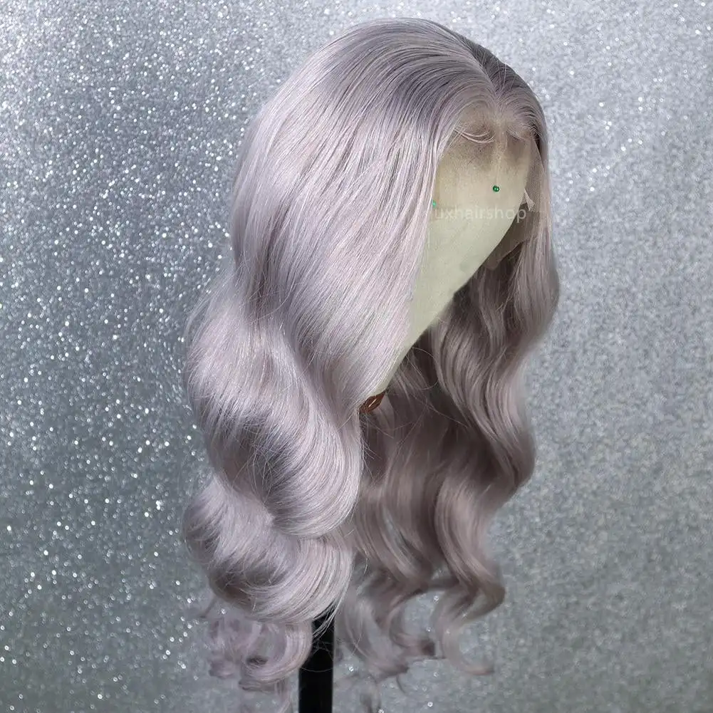 Fashiomag Long Wavy Silvery Gray Mix Lace Front Heat Resistant Fiber Wigs Women Soft Natural
Fashiomag Long Wavy Silvery Gray Mix Lace Front Heat Resistant Fiber Wigs Women Soft Natural