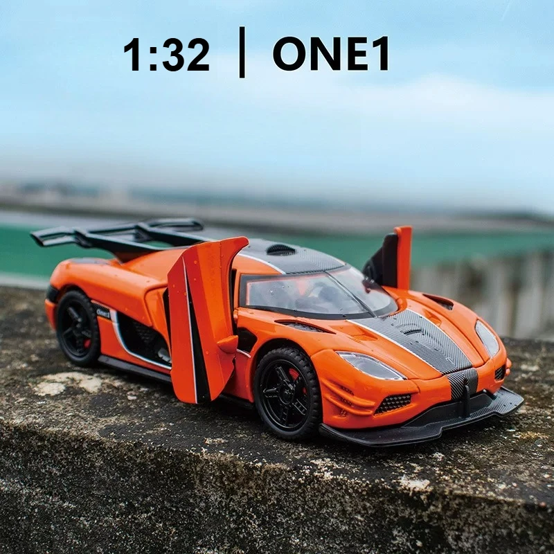 1:32 ONE1 Sports Car Alloy Diecast Miniature Metal Car Simulation Sound Light Toy Car For Boys Gift
1:32 ONE1 Sports Car Alloy Diecast Miniature Metal Car Simulation Sound Light Toy Car For Boys Gift