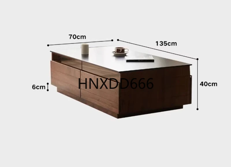 North American black walnut log coffee table Nordic simple light luxury rock slab tea table
North American black walnut log coffee table Nordic simple light luxury rock slab tea table