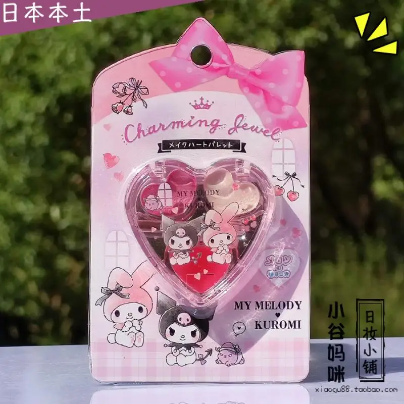 Sanrioed аниме My Melody Kuromi тени, блеск для губ Ins девушка Сердце Kawaii Палитра Косметика Инструменты для красоты праздничные подарки
Sanrioed аниме My Melody Kuromi тени, блеск для губ Ins девушка Сердце Kawaii Палитра Косметика Инструменты для красоты праздничные подарки