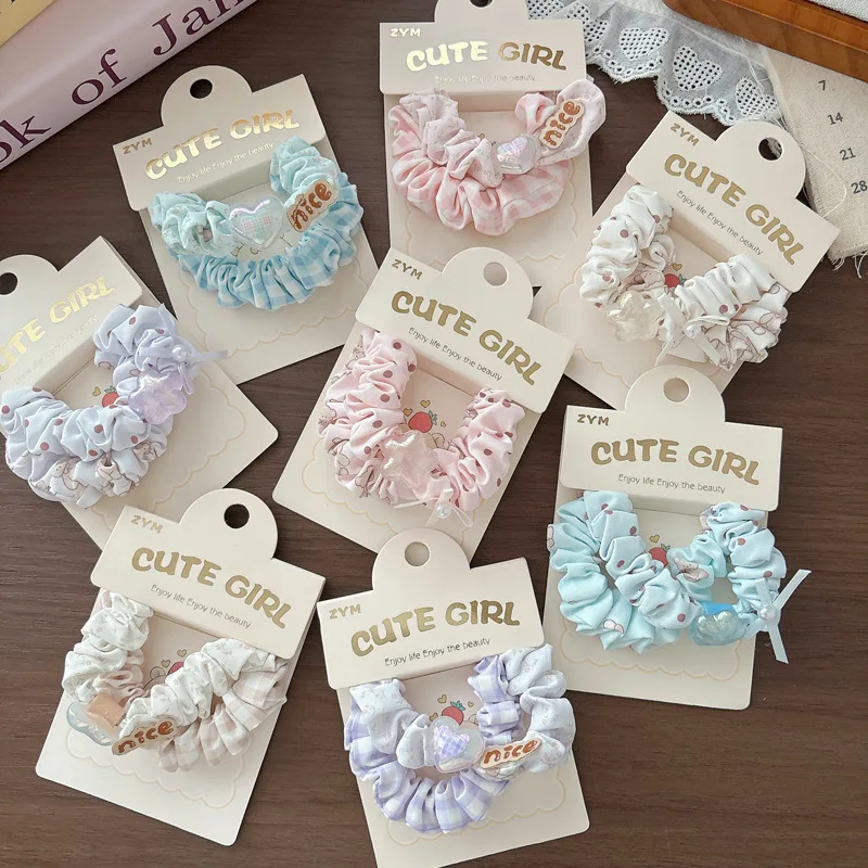 Fabric Mini Scrunchies Set Sweet Cute Soft Hair Bands Ponytail Holder Bubble Bun Maker Gentle Style Daily Hair Accessories
Fabric Mini Scrunchies Set Sweet Cute Soft Hair Bands Ponytail Holder Bubble Bun Maker Gentle Style Daily Hair Accessories