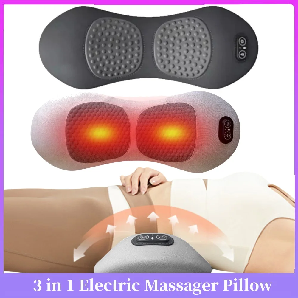3 in 1 Electric Lumbar Support Pillow with Adjustable Height Back Support Pillow with Heat Waist Pillow for Lower Back
3 in 1 Electric Lumbar Support Pillow with Adjustable Height Back Support Pillow with Heat Waist Pillow for Lower Back