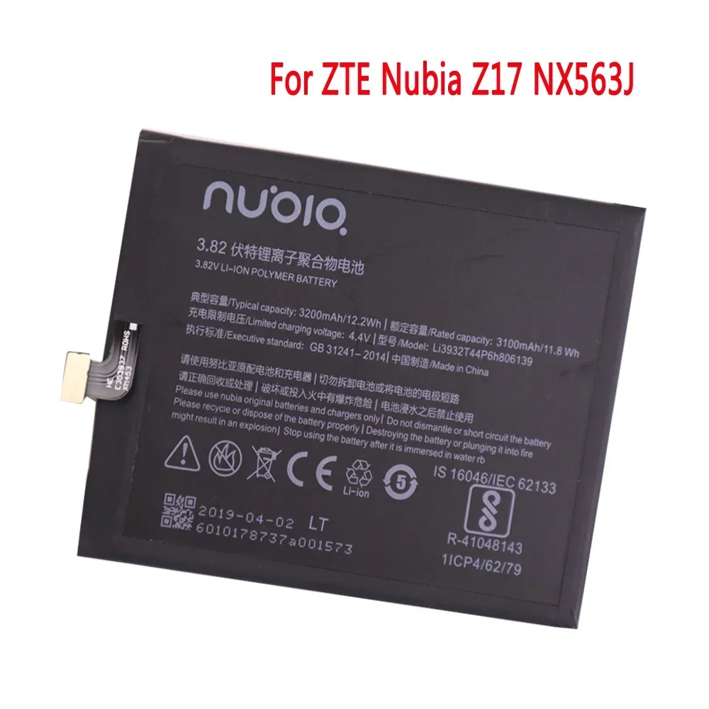 Высокое качество Li3932T44P6h 806139 Аккумулятор 3200 мАч для смартфона ZTE Nubia Z17 NX563J
Высокое качество Li3932T44P6h 806139 Аккумулятор 3200 мАч для смартфона ZTE Nubia Z17 NX563J