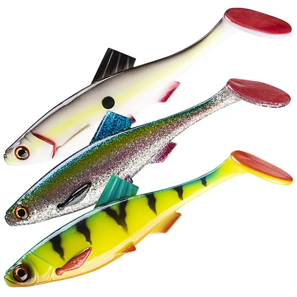 Colorful 15CM Soft Fishing Lures 3D Eyes T Tail Artificial Swimbait Artificial Fish Silicone Simulated Fake Bait Out Fishing
Colorful 15CM Soft Fishing Lures 3D Eyes T Tail Artificial Swimbait Artificial Fish Silicone Simulated Fake Bait Out Fishing