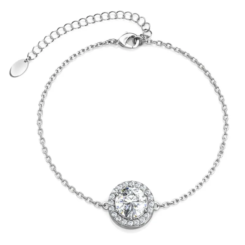 Daisini Halo Браслет-подвеска, украшенный кристаллами премиум-класса от Swarovski, модные круглые браслеты-подвески для женщин
Daisini Halo Браслет-подвеска, украшенный кристаллами премиум-класса от Swarovski, модные круглые браслеты-подвески для женщин