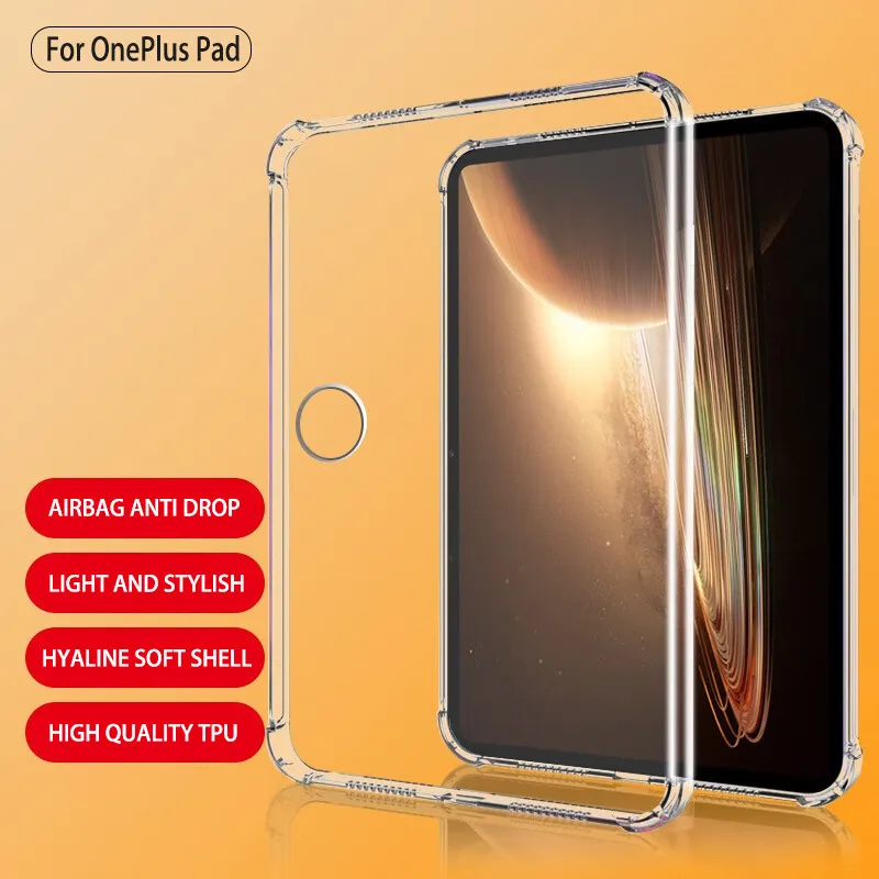 Shockproof Silicone Case For OPPO Pad3 11.61inch 2025 Pad 3 Pro 12.1"Protective Transparent Ultra Thin Soft Airbag Cover
Shockproof Silicone Case For OPPO Pad3 11.61inch 2025 Pad 3 Pro 12.1"Protective Transparent Ultra Thin Soft Airbag Cover