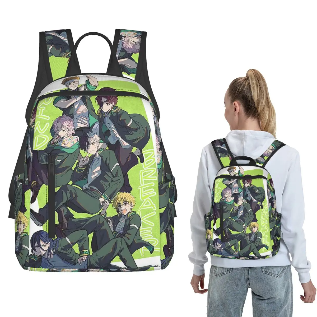 Anime Wind Breaker Backpack Daypack Kids BookBag School Bag Shoulder Bags for Men Women
Anime Wind Breaker Backpack Daypack Kids BookBag School Bag Shoulder Bags for Men Women