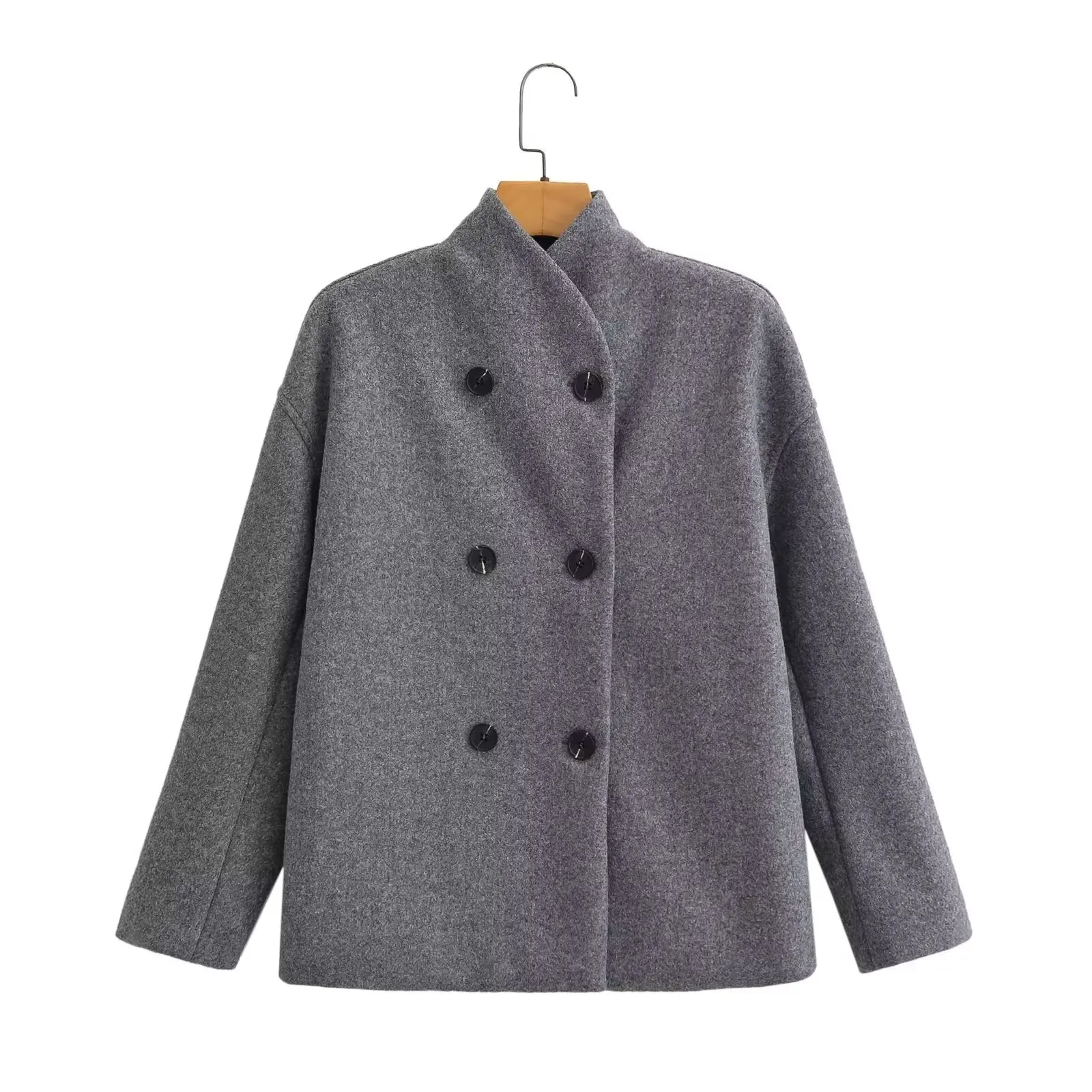 ZBZA Autumn New Women's Faionable Tweed Double-Color Coat Street Sle Long Sve Polyester Fiber Versatile Casual Design
ZBZA Autumn New Women's Faionable Tweed Double-Color Coat Street Sle Long Sve Polyester Fiber Versatile Casual Design