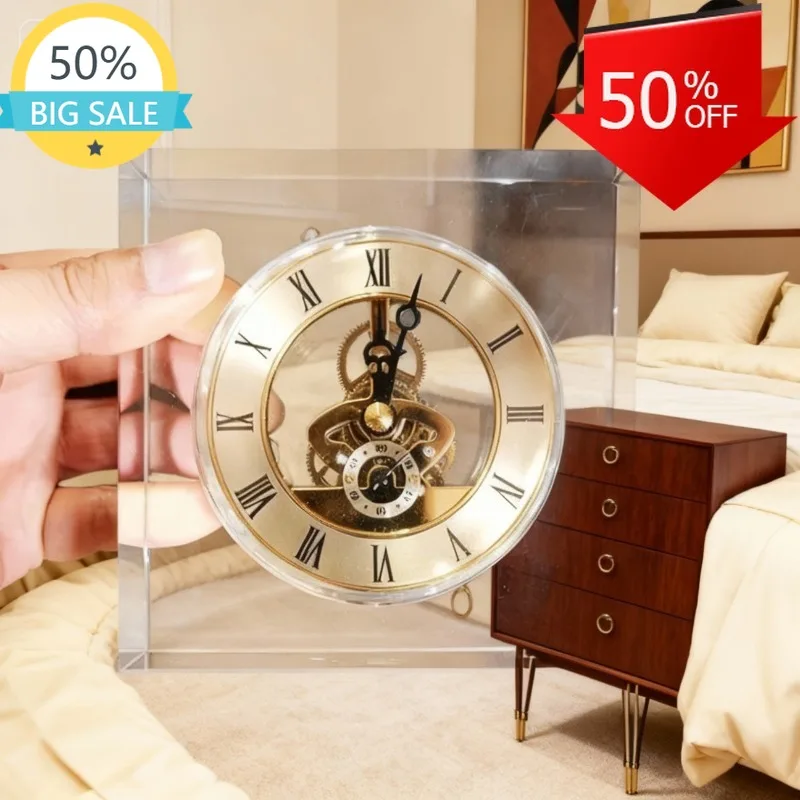 Crystal Silent Table Clock Luxury Nordic Aesthetic Desktop Clocks Desk Bedroom Gaming Room Decoration Furniture Accessories
Crystal Silent Table Clock Luxury Nordic Aesthetic Desktop Clocks Desk Bedroom Gaming Room Decoration Furniture Accessories