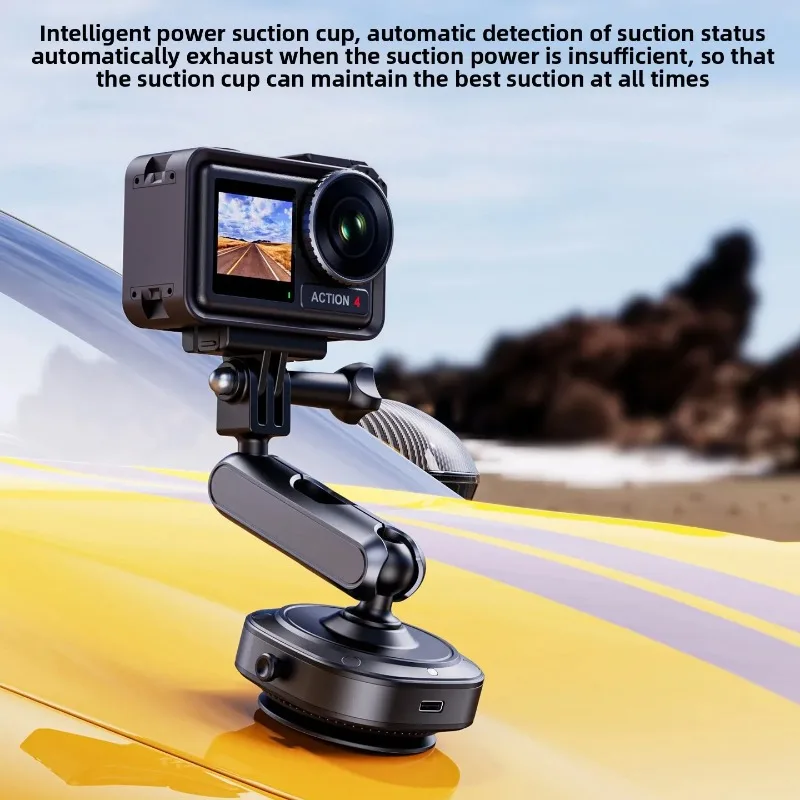 Car Electric Suction Cup Bracket, 360° Adjustable 1/4" Thread, for DJI Action 5 Pro/4 & GoPro 13/12 & Insta360 Ace Pro
Car Electric Suction Cup Bracket, 360° Adjustable 1/4" Thread, for DJI Action 5 Pro/4 & GoPro 13/12 & Insta360 Ace Pro