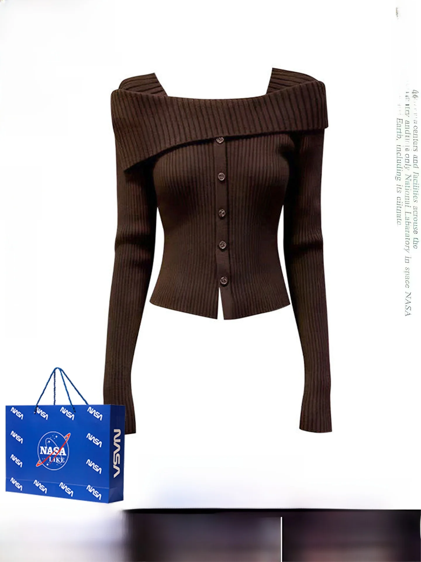 Ele Knitted One-oulder Sweater Women's Slim Fit Vintage Design Autumn Winter Faion Inner Wear Top Quali Polyester
Ele Knitted One-oulder Sweater Women's Slim Fit Vintage Design Autumn Winter Faion Inner Wear Top Quali Polyester