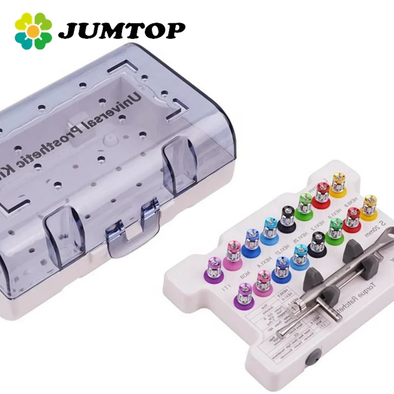 Динамометрический ключ для зубных имплантатов JUMTOP, отвертка, набор протезирования, драйверы с храповым механизмом 10-70 НМ
Динамометрический ключ для зубных имплантатов JUMTOP, отвертка, набор протезирования, драйверы с храповым механизмом 10-70 НМ