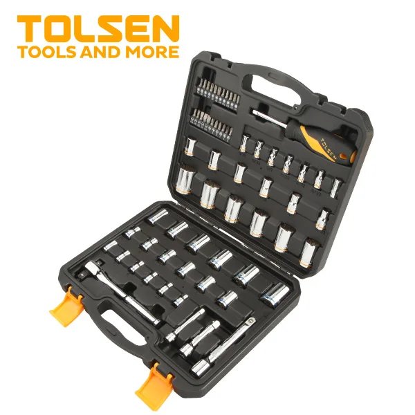 TOLSEN 15395 65pcs Heavy D uty Spanner Wrench Socket Set
TOLSEN 15395 65pcs Heavy D uty Spanner Wrench Socket Set