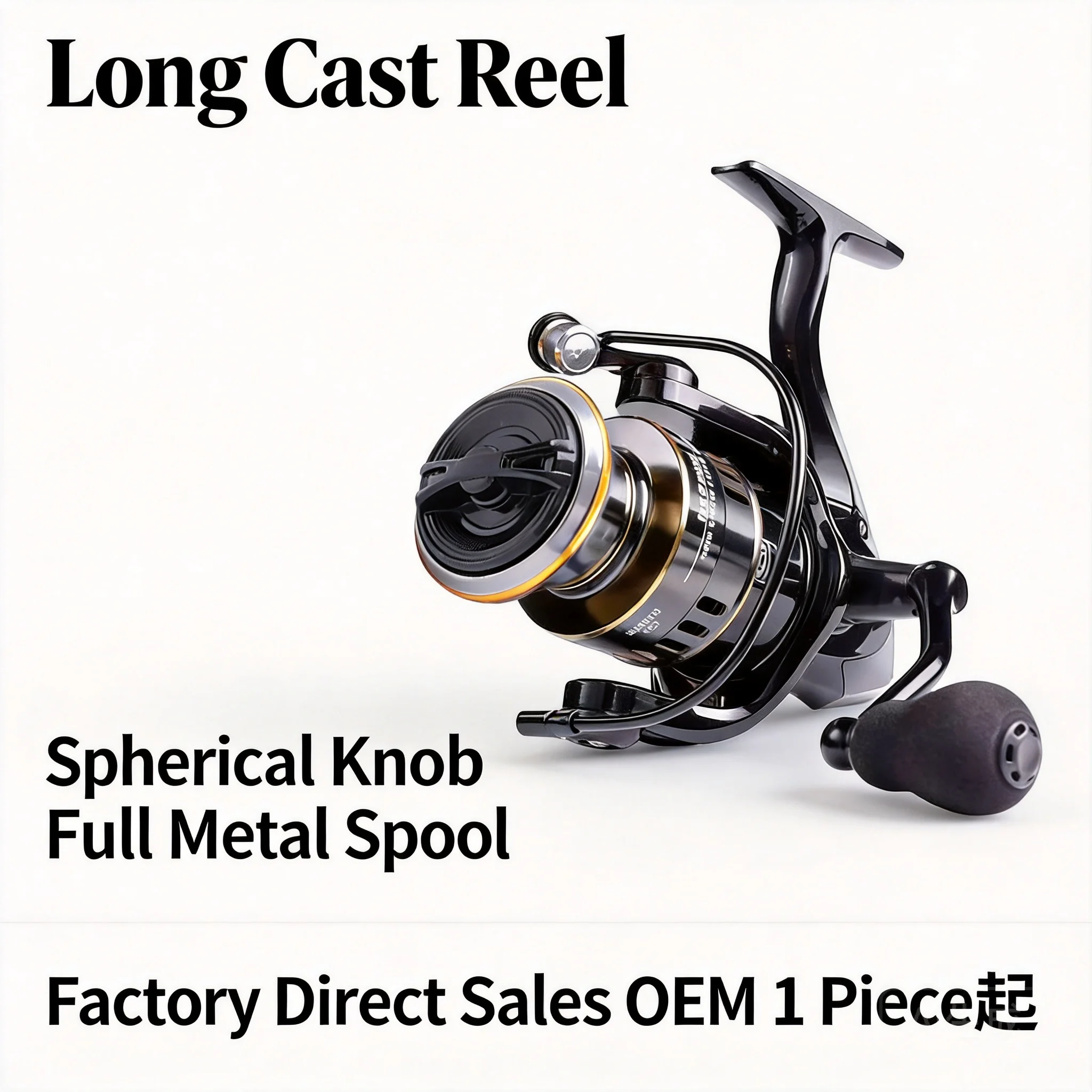 Full Metal Spinning Fishing Reel He Series 500 To 7000 Standard Line Cup Eva Or Metal Knob For Long Cast Lure Sea Rock Fishing
Full Metal Spinning Fishing Reel He Series 500 To 7000 Standard Line Cup Eva Or Metal Knob For Long Cast Lure Sea Rock Fishing