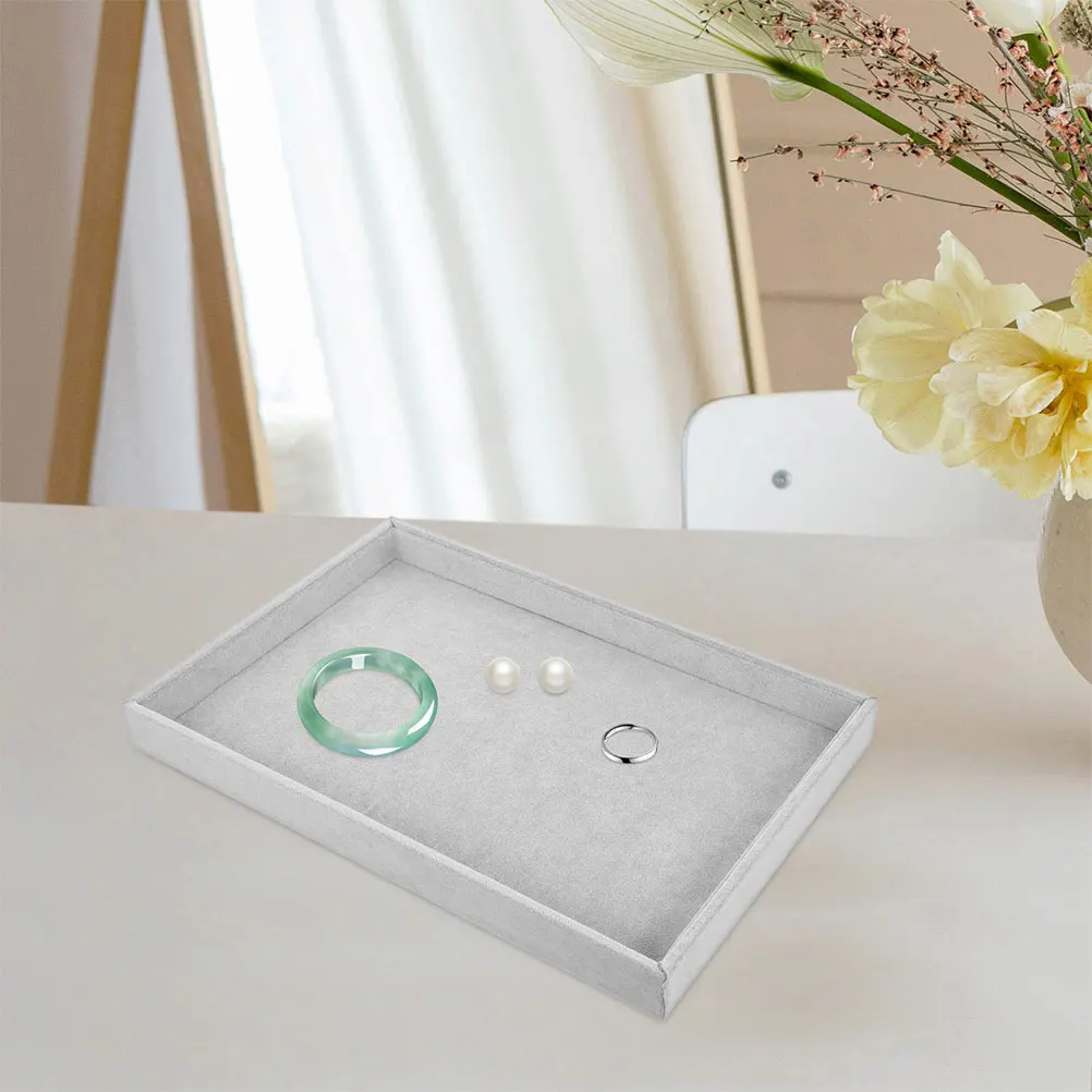Lint Jewelry Organizer Tray Soft Surface Earring Necklace Bracelet Storage Tray Jewelry Display Plate Trinket Dish Ring Holder
Lint Jewelry Organizer Tray Soft Surface Earring Necklace Bracelet Storage Tray Jewelry Display Plate Trinket Dish Ring Holder