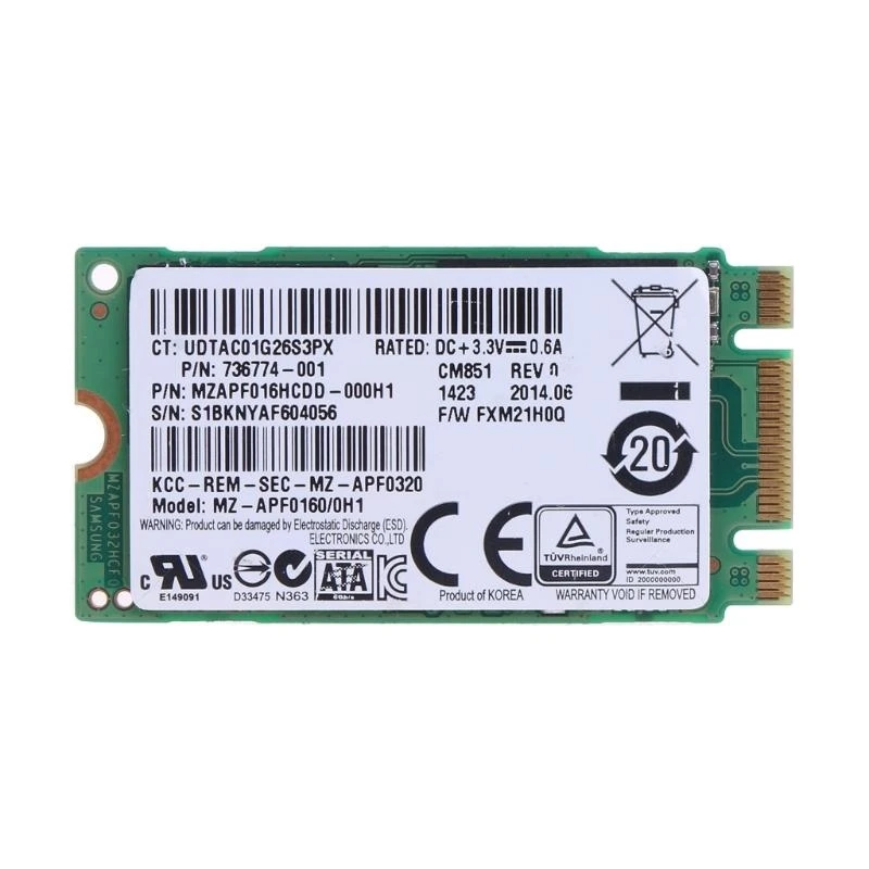 M.2 2242 NGFF SSD 16 ГБ твердотельный диск жесткий диск для аксессуаров для ноутбука лучшая продажа
M.2 2242 NGFF SSD 16 ГБ твердотельный диск жесткий диск для аксессуаров для ноутбука лучшая продажа