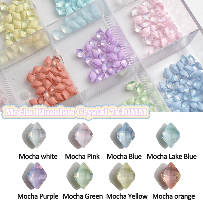 New Mocha Shiny Crystal Rhombus Shape 7x10MM Pointed Bottom Nail Art Rhinestone 3D Glitter Manicure Decoration Diamond
New Mocha Shiny Crystal Rhombus Shape 7x10MM Pointed Bottom Nail Art Rhinestone 3D Glitter Manicure Decoration Diamond