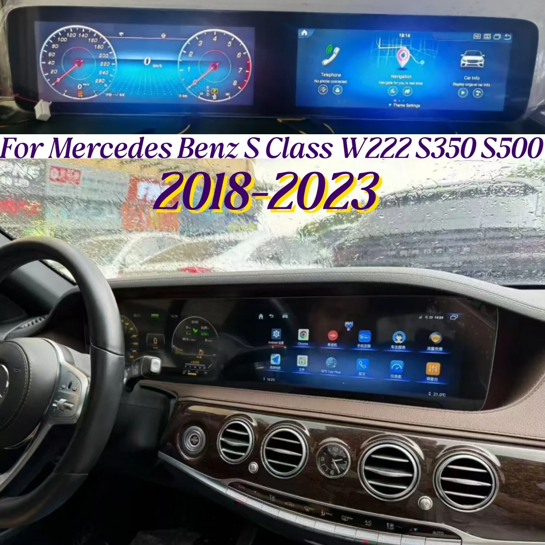 Автоматический мультимедийный плеер Android 13, автомобильное радио для Mercedes Benz S W222 2014-2017 2018-2023, головное устройство CarPlay с GPS-навигацией
Автоматический мультимедийный плеер Android 13, автомобильное радио для Mercedes Benz S W222 2014-2017 2018-2023, головное устройство CarPlay с GPS-навигацией