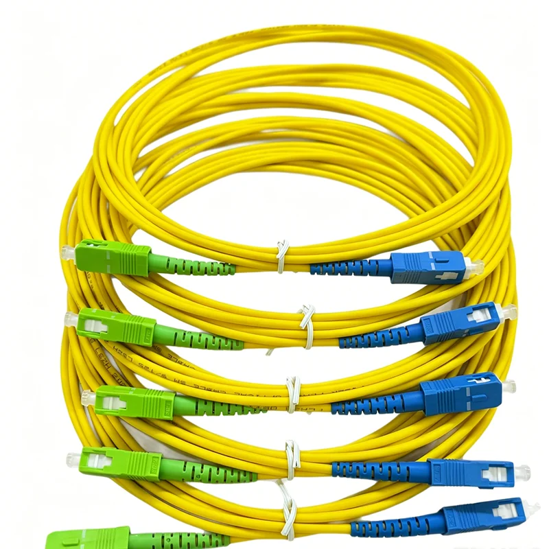 10pcs SC/APC-SC/UPC Optical Fiber Patch Cord Cable Simplex FTTH SM Single-mode 1m/2m/3m/5m/10m Fiber Optic Jumper 2.0mm
10pcs SC/APC-SC/UPC Optical Fiber Patch Cord Cable Simplex FTTH SM Single-mode 1m/2m/3m/5m/10m Fiber Optic Jumper 2.0mm